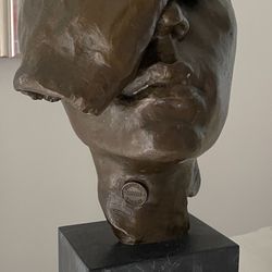Bronze face Sculpture Dali Replica