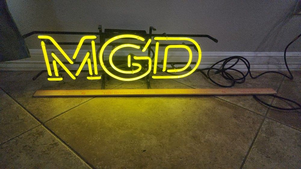 Miller MGD Genuine Draft ネオンライト 期間限定値下げ‼️Miller MGD