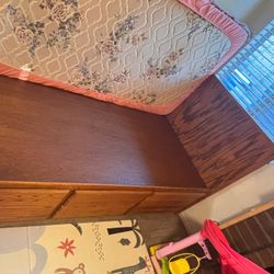 Solid Wood Kids’ Single Bed + Free Mattress (Pickup Only)