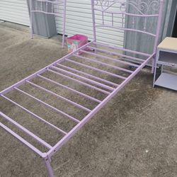 Lavender Twin Size Girls Bed