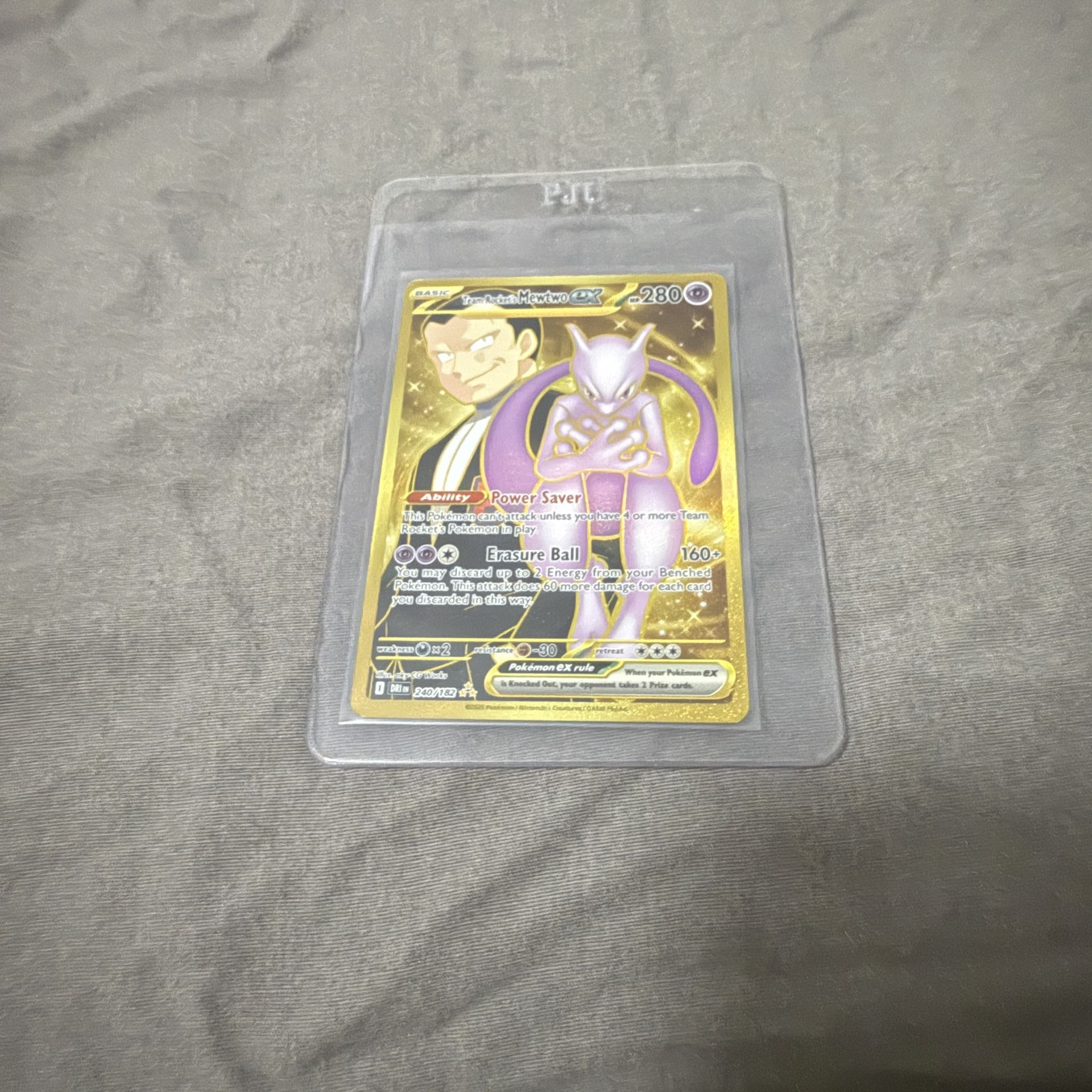 Pokemon Destined Rivals Team Rocket’s Mewtwo Ex #246