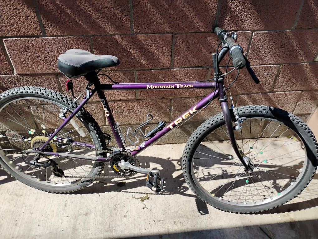 Purple Trek Bike 