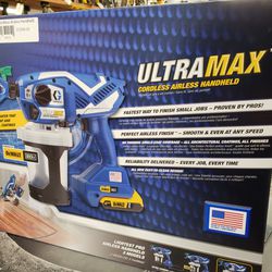 GRACO ULTRAMAX CORDLESS AIRLESS HANDHELD SPRAYER for Sale in Brea