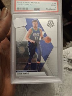 $75 OBO  Luka Doncic #44 PSA 9 2019 Panini Mosaic