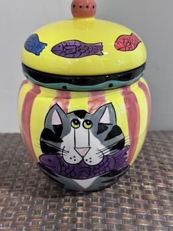 Cat Treat Jar 