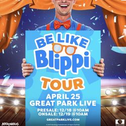 Blippi Concert Irvine Great Park 4/25/26