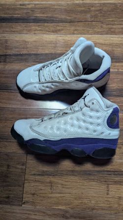 Nike Air Jordan 13 Retro  Lakers  sneakers, sz 6  youth