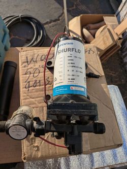 R V water pressure pump