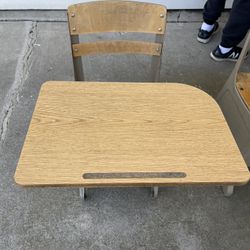 $50 Each 2 Elementary School Desk With Cubbie For Books