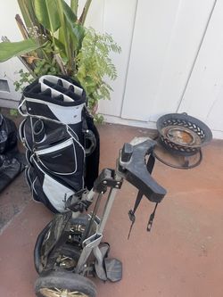 ⛳️golf bag trolly