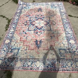12x9 vintage-style area rug – good used condition – $150 OBO