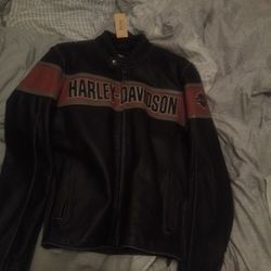 Leather Harley Davidson Jacket