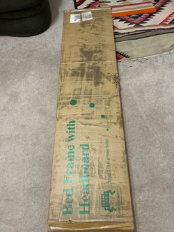 Queen bed frame headboard