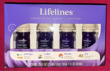 Lifelines In Bloom Essential Oil Blends 4-Pack