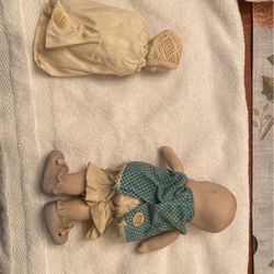 Two Vintage Schackman Porcelain Dolls