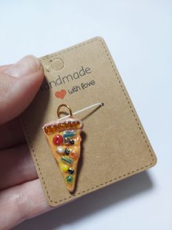 Pizza heart locket