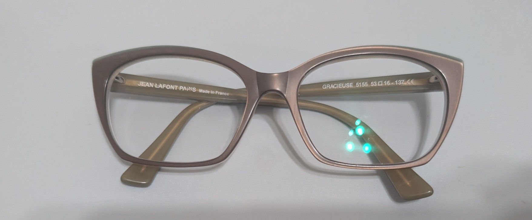 Lafont Paris Gracieuse 5155 Eyeglass Frames Brown Cat Eye 53-16-137 France gracieuse Eyeglasses - Lafont Authorized Retailer  main image 3