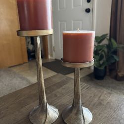 Gold Candle Holders For Pillar Candles 