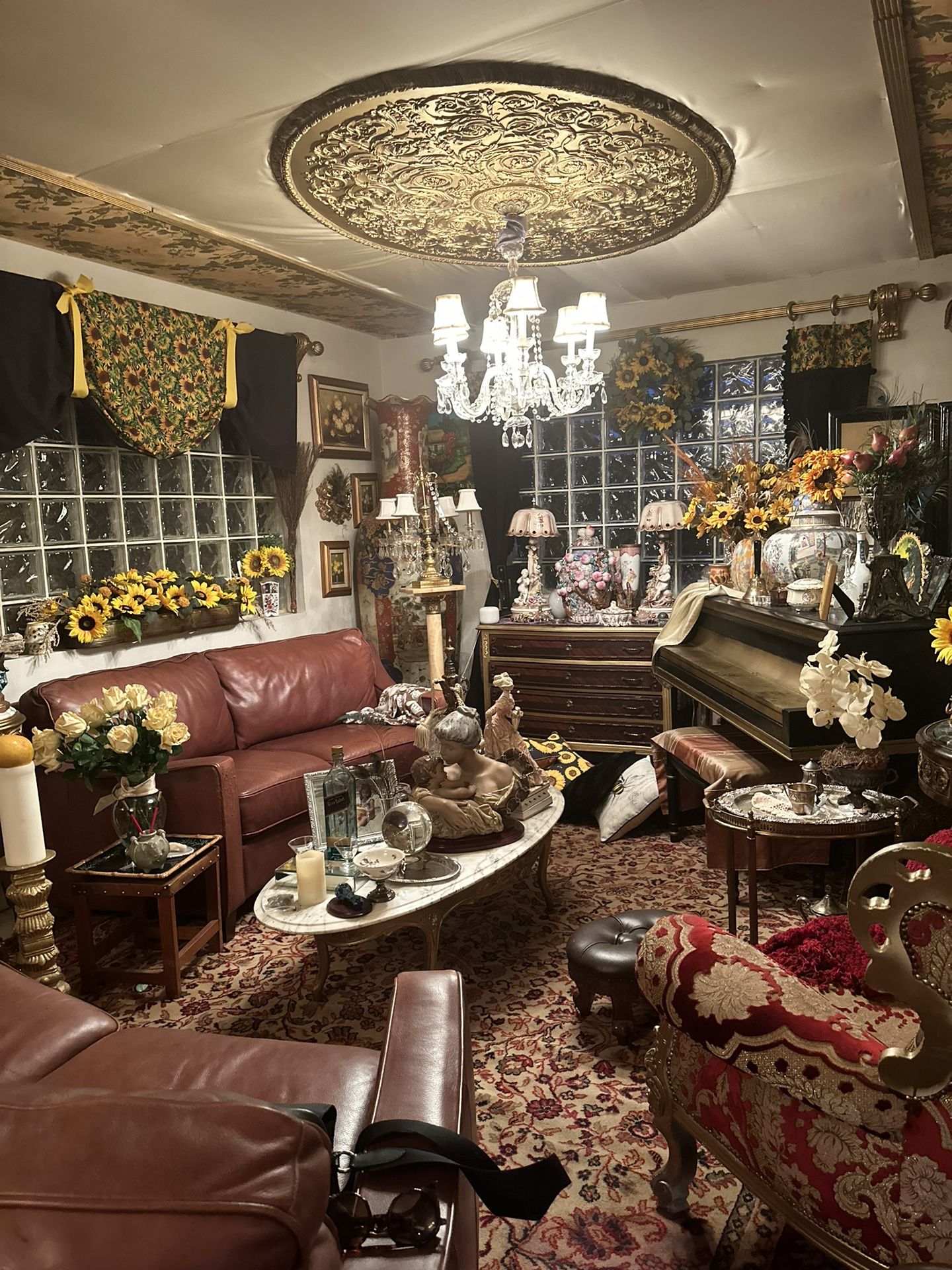 To Leather Couches
