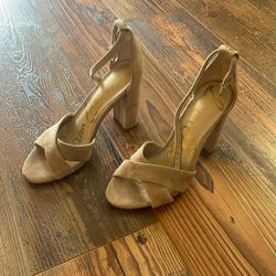 Sam Edelman Tan Wedge Heels Size 7