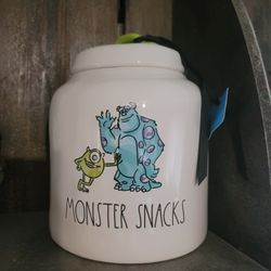 Rae Dunn Monster Snacks - Disney's Sully & Mike