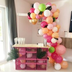 Baby Shower Girl Balloon Garland