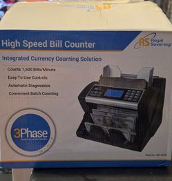 Royal Sovereign Rbc-ed350 Front Loading High Speed Bill Counter

Located on 51st Ave and Southern