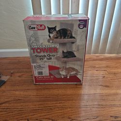 Two Story Cat Tower