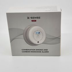 X-Sense Combination Smoke & Carbon monoxide alarm New. UPC (contact info removed)93703.
Weight 14oz plus shipping materials.