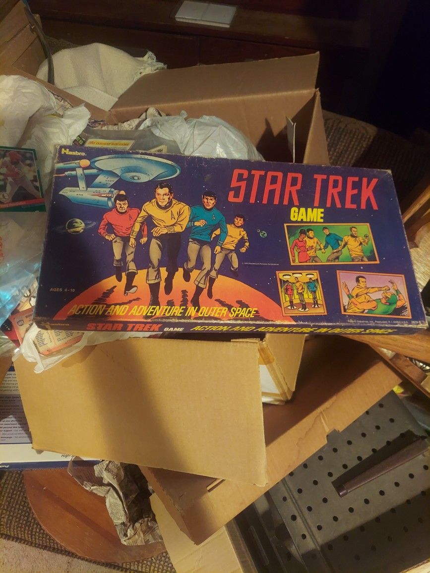 Vintage 1974 Star Trek Hasbro Boardgame