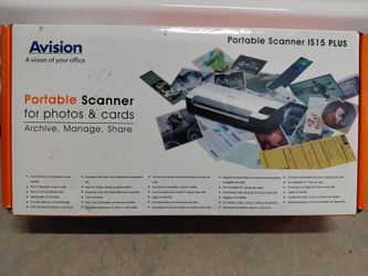 Avision IS15 Plus Portable Scanner