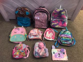 Backpacks large and Minnies