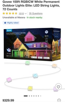 Govee 100 Ft permanent lights NIB