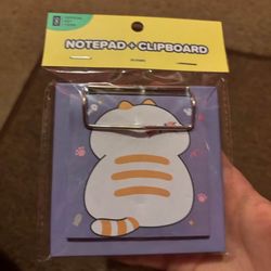 Kawaii Clipboard & Notepad Set