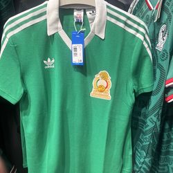 Mexico Button Up Jersey Adidas