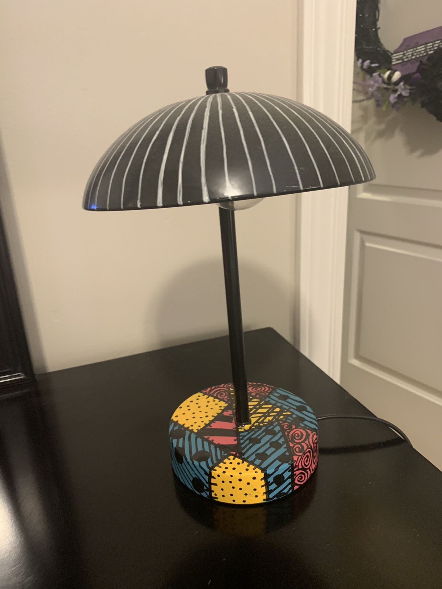 HAND PAINTED Nightmare Before Christmas Desk Lamp