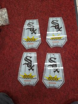 2005 Sox world series championship glass lamp shades