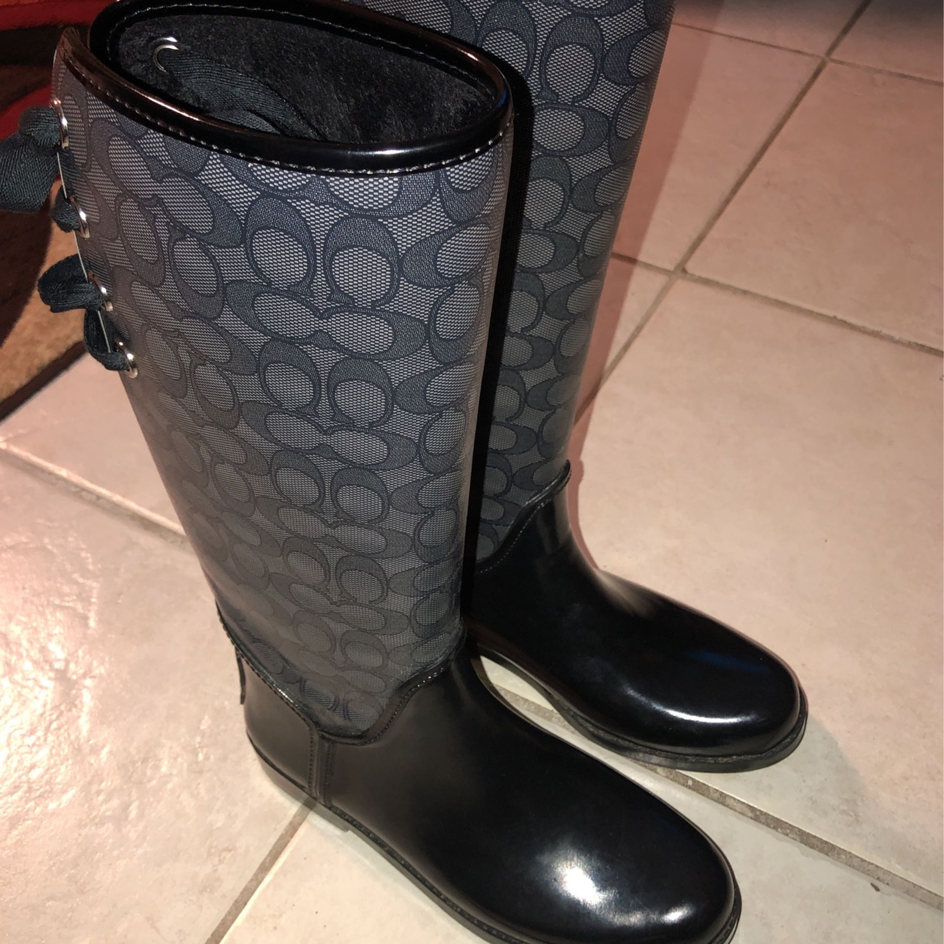 Coach Rain boots