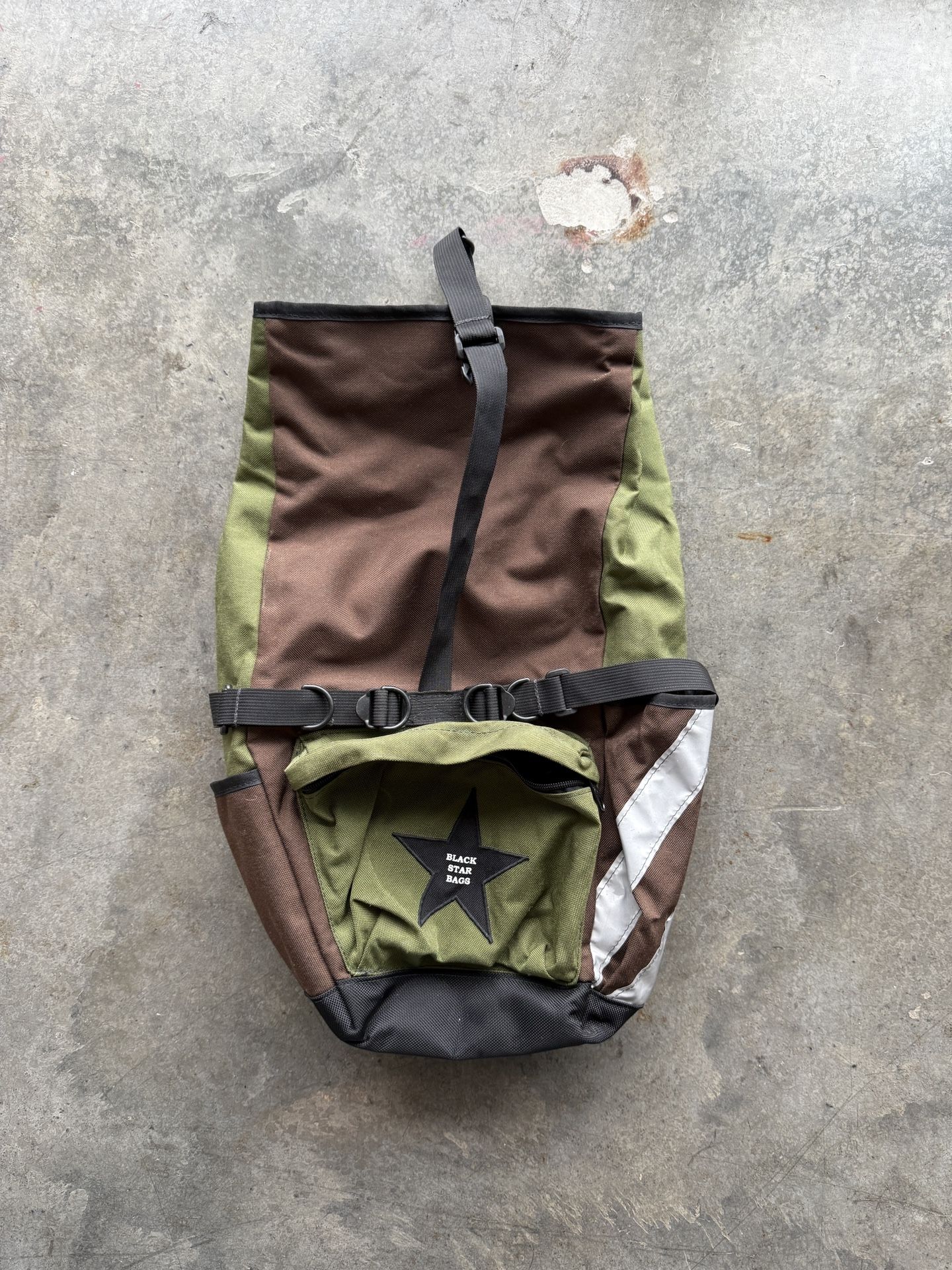 Black Star Bags Bike Pannier - Olive