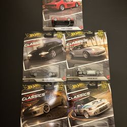 Hot wheels modern Classics set