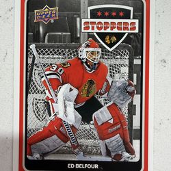 Ed Belfour 2025-26 Chicago Blackhawks Centennial Stoppers #S-3