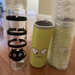 NEW glass water bottle,400ml