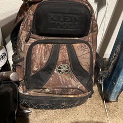 Klein Camo Tool Backpack 