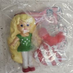 Vintage New Totally Toy Holiday Lil Miss Candi Stripes Doll McDonalds Toy