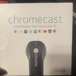 New Google ChromeCast Streaming Stick 
