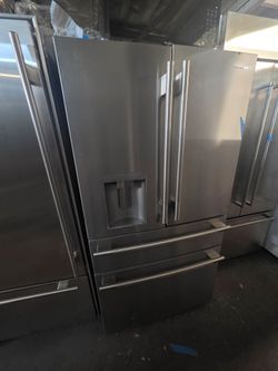 KITCHENAID 4 DOOR STAINLESS STEEL REFRIGERATOR