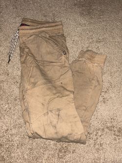 Khaki Jogger Pants- M