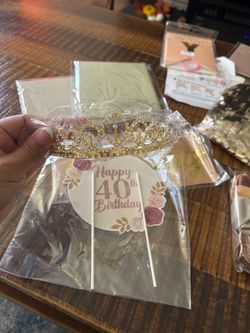 Bran new 40th Package Decor