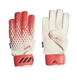 ***Adidas Predator20 Match Fingersave Junior Soccer Gloves (Goalkeeper) Size: 6