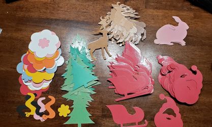 Teachers....Christmas cut outs laminated
